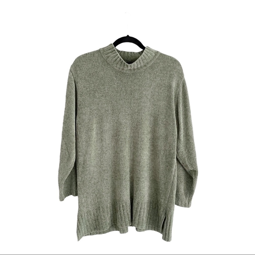 Sag Harbor Turtleneck Green Sweater M
